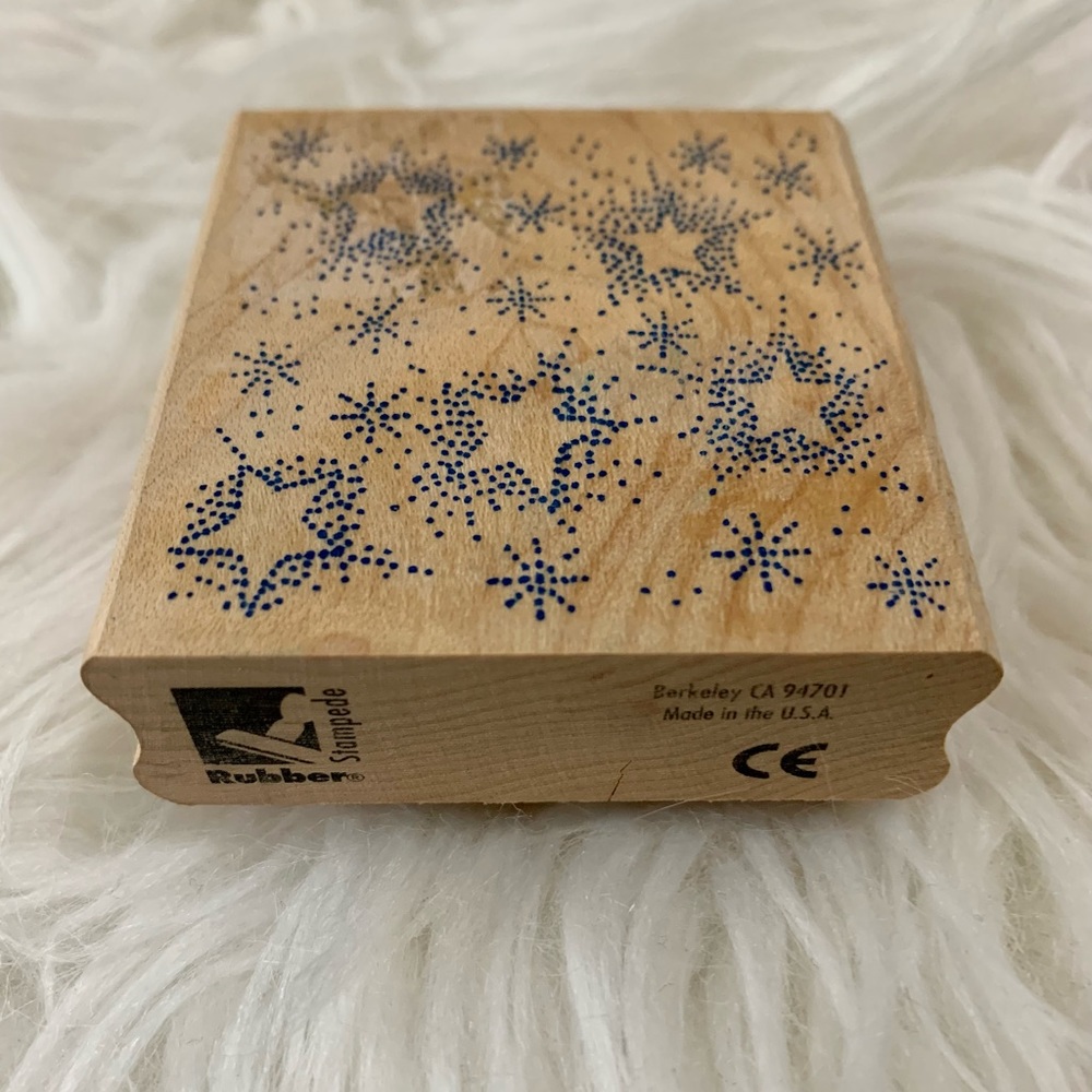 Lot of 6 Vintage Rubber Stamps Celestial Themed Stars Moon Crafting Stamping - Picture 12 of 16
